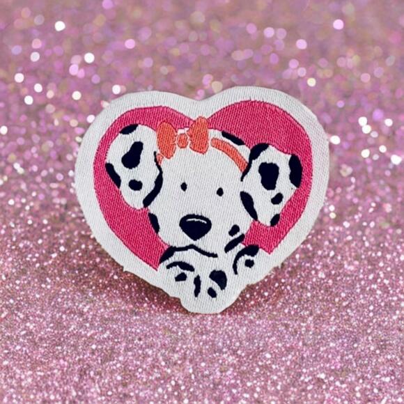 Spottie Dottie Iron On Patch 2” Hello Kitty & Friends Dalmatian Dog - Picture 5 of 5